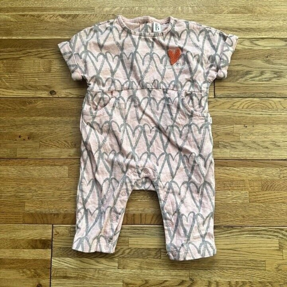 ED by Ellen Degeneres‎ Heart Jumpsuit Size 6 Months
